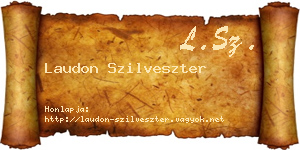 Laudon Szilveszter névjegykártya